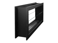Lareira embutida a bioetanol dupla face biofireplace 2 lados 90x40 MONTEFALCO 90