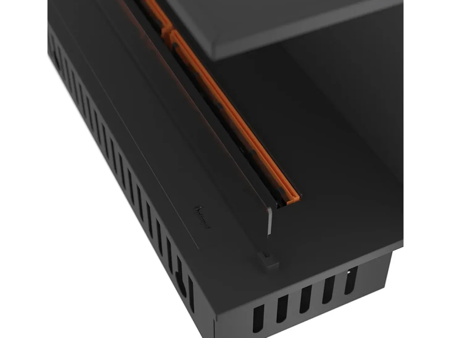 Lareira embutida a vapor Inside C1800 com chama multicolorida, efeito 3D e controle por aplicativo, tanque de 3,6 l - 180 cm
