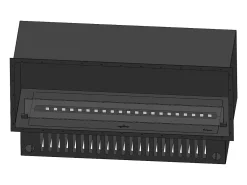 Lareira embutida a vapor Inside U 1200 com chama multicolorida, efeito 3D e controle por aplicativo, tanque de 2,4 l - 120 cm