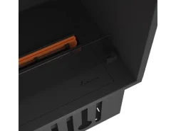 Lareira embutida a vapor de água Corner L1200 com chama multicolorida, efeito 3D e controle por aplicativo, tanque de 2,4 l - 120 cm