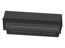 Lareira embutida a vapor Invapo Inside 1800 - Chama multicolorida, efeito 3D e controle por aplicativo, tanque de 3,6 l - Recarga automática de 183 cm