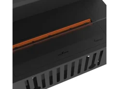 Lareira embutida Corner R800 a vapor com chama multicolorida, efeito 3D e controle por aplicativo, tanque de 1,2 l - 80 cm