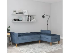 Lilly | Sofá-cama com arrumação Azul