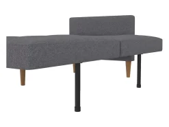 Lilly | Sofá-cama de 3 lugares Cinzento claro