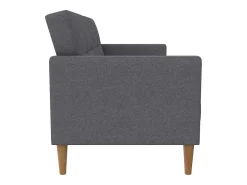 Lilly | Sofá-cama de 3 lugares Cinzento claro