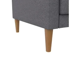 Lilly | Sofá-cama de 3 lugares Cinzento claro