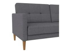 Lilly | Sofá-cama de 3 lugares Cinzento claro