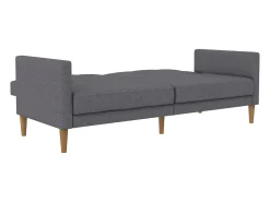 Lilly | Sofá-cama de 3 lugares Cinzento claro