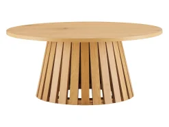 LIV Mesa de centro redonda 80cm de estilo escandinavo