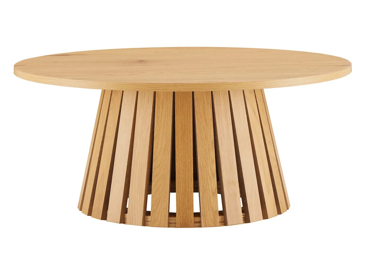 LIV Mesa de centro redonda 80cm de estilo escandinavo