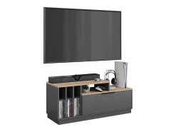 Lowboard antracite/sonoma 120x40x49.9 betti