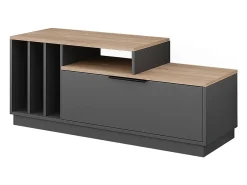 Lowboard antracite/sonoma 120x40x49.9 betti