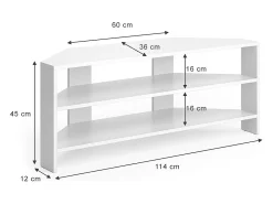 Lowboard branco 114x36x45