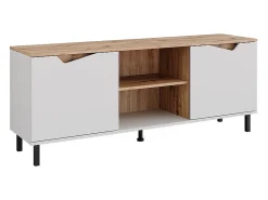Lowboard branco/artesanal 150x38x60 marelle