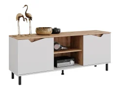 Lowboard branco/artesanal 150x38x60 marelle