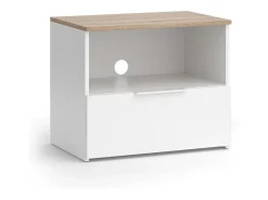 Lowboard branco/sonoma 60x40x50 wido
