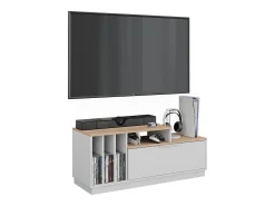 Lowboard branco/sonoma 120x40x49.9 betti