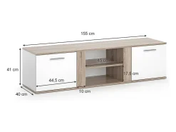 Lowboard sonoma 155x40x41 novelli