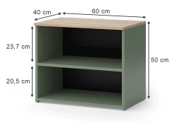 Lowboard verde 60x40x50 wido