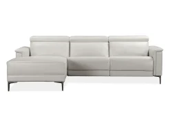 Lund 3S 1 cadeira reclinável L Electric Cognac