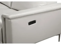 Lund 3S 1 cadeira reclinável L Electric Cognac