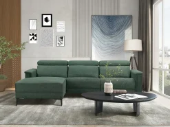 Lund 3S 1 cadeira reclinável L Electric Cognac