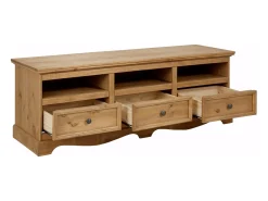 Melissa | Mesa baixa 163 cm 3 gavetas