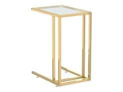 Mesa apoio ao computador 50x35x65 cm vidro temp. transparente PT310958