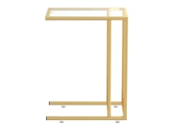 Mesa apoio ao computador 50x35x65 cm vidro temp. transparente PT310958