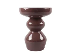 Mesa auxiliar de metal - Castanho brilhante - ORIFA