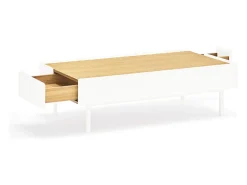 Mesa baixa branca 110x60 cm