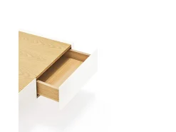 Mesa baixa branca 110x60 cm
