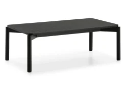 Mesa baixa preta 110x60 h40 cm