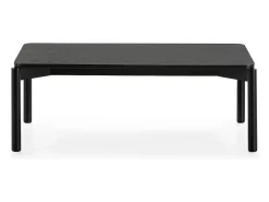 Mesa baixa preta 110x60 h40 cm