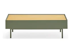 Mesa baixa verde 110x60 cm