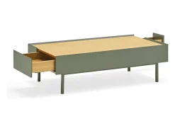 Mesa baixa verde 110x60 cm