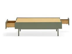 Mesa baixa verde 110x60 cm