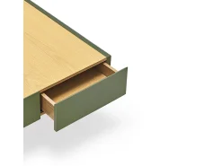 Mesa baixa verde 110x60 cm