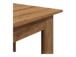 Mesa centro 100x60x42 cm derivados madeira carvalho artisiano