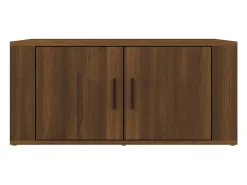 Mesa centro 80x50x36 cm derivados de madeira carvalho castanho