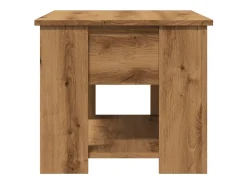 Mesa centro 79x49x41 cm derivados madeira carvalho artisiano