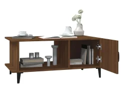 Mesa centro 90x50x40 cm derivados de madeira carvalho castanho