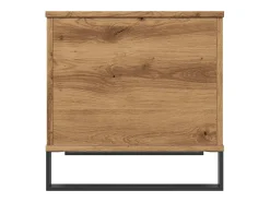 Mesa centro 60x44,5x45 cm derivados madeira carvalho artisiano