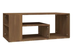 Mesa centro 100x50x40 cm derivados de madeira carvalho castanho