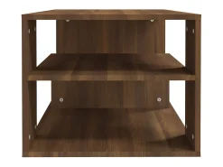 Mesa centro 100x50x40 cm derivados de madeira carvalho castanho