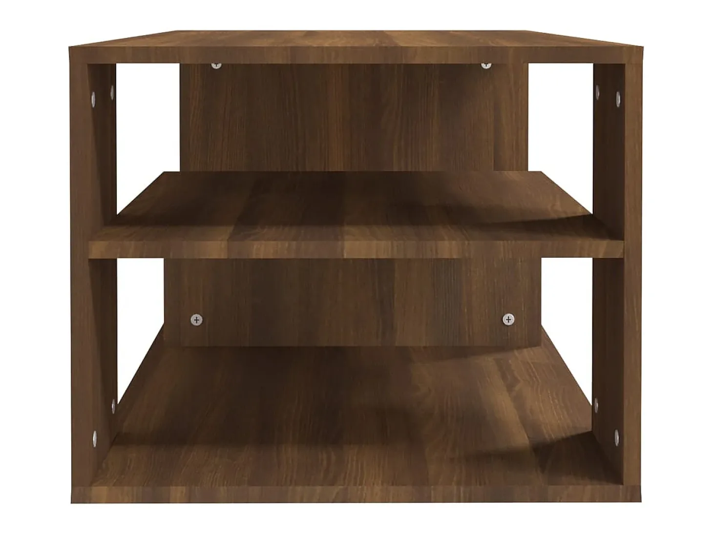 Mesa centro 100x50x40 cm derivados de madeira carvalho castanho