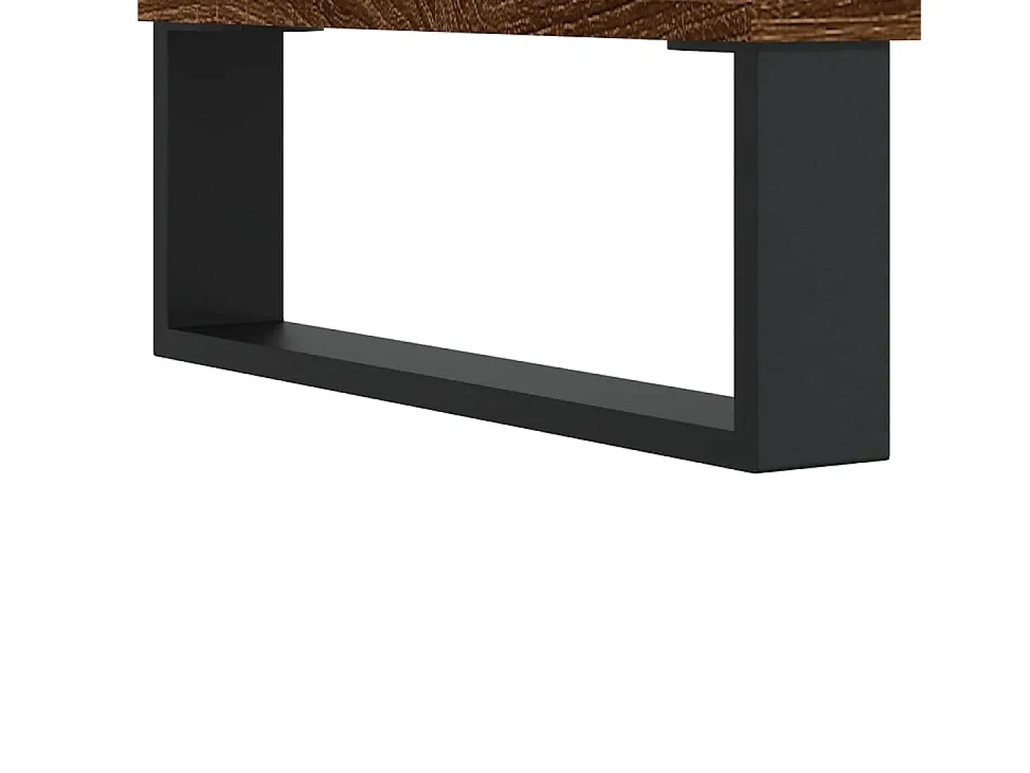 Mesa centro 90x44,5x45 cm derivados madeira carvalho castanho