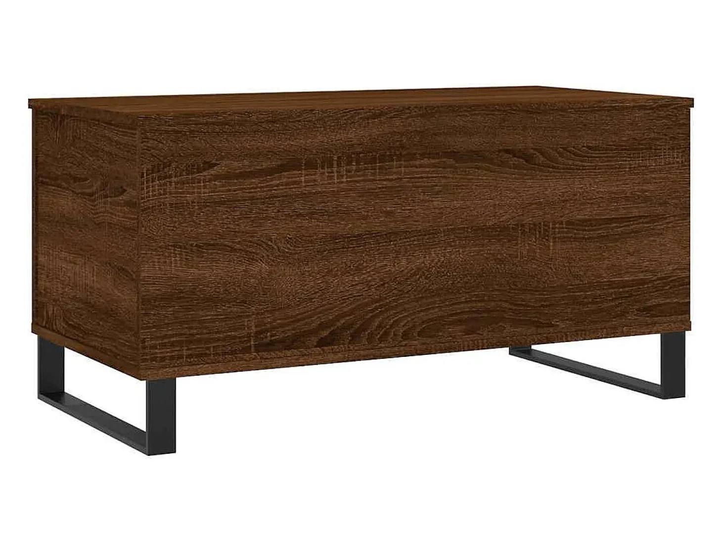 Mesa centro 90x44,5x45 cm derivados madeira carvalho castanho
