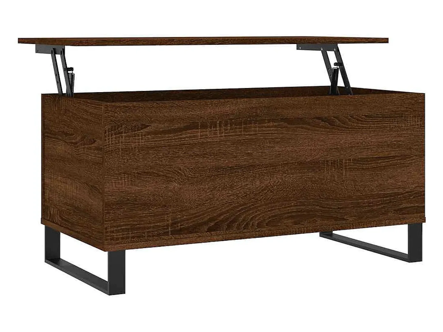 Mesa centro 90x44,5x45 cm derivados madeira carvalho castanho