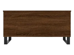 Mesa centro 90x44,5x45 cm derivados madeira carvalho castanho